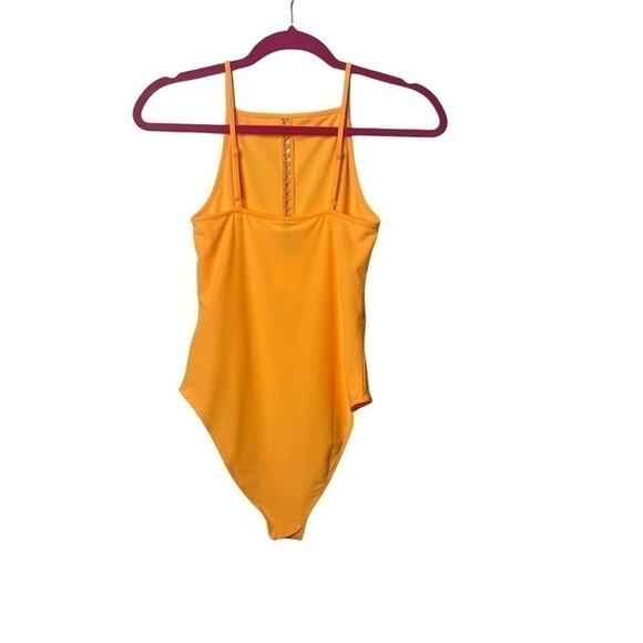 Divided by H&M Yellow/Orange Sleeveless Bodysuit‎ Size S - Picture 4 of 13